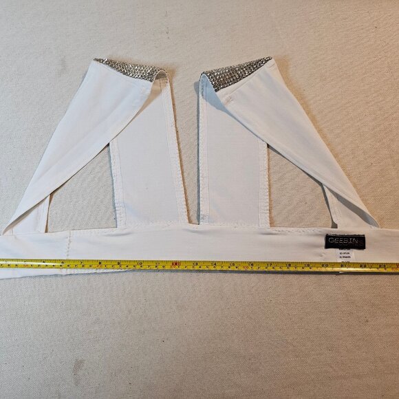 Geebin Flores Rhinestone Top - Size M - Picture 6 of 8